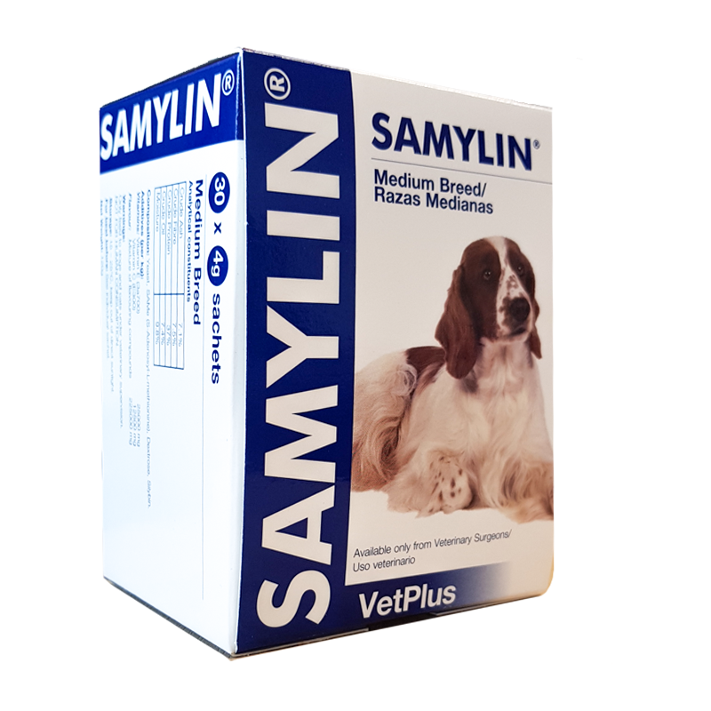VetPlus Samylin Sachets for Medium Dog (30pk) at Petremedies