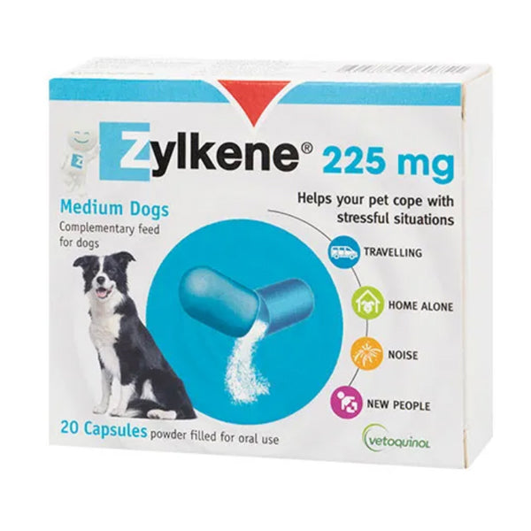 Zylkene Caps (225mg-100pk) Cats & Dogs at Petremedies