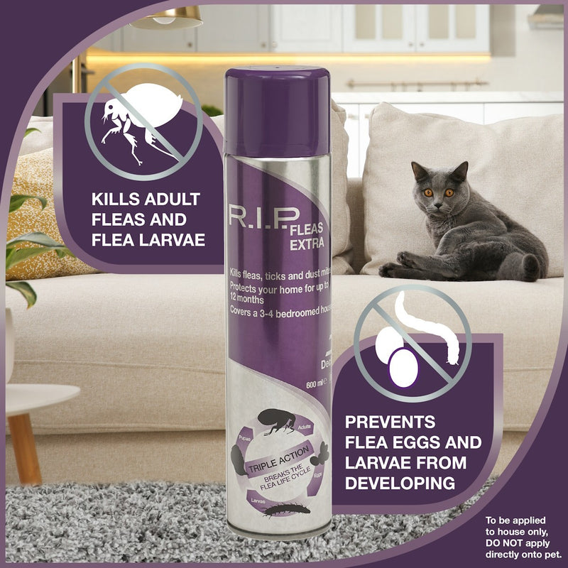 Rip Fleas Extra Spray 600ml