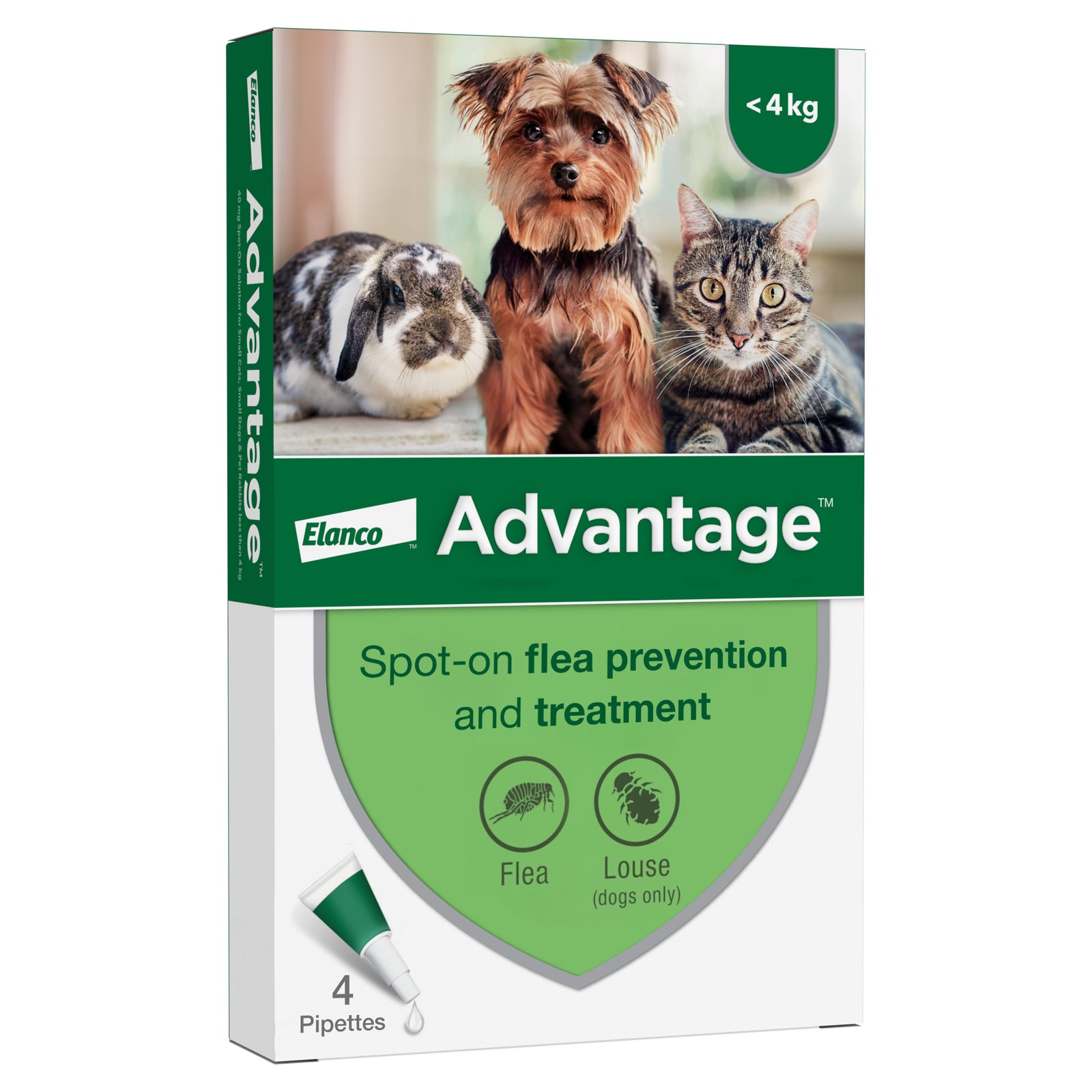 Advantage Flea Treatment | Small Cat-Dog-Rabbit