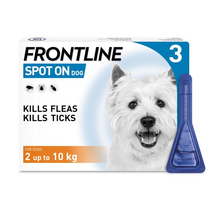 Frontline Spot on for small dogs orange at Petremedies