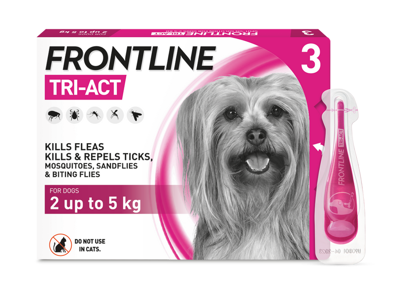 Frontline Tri-Act X-Small Dog 3pk (2-5kg)