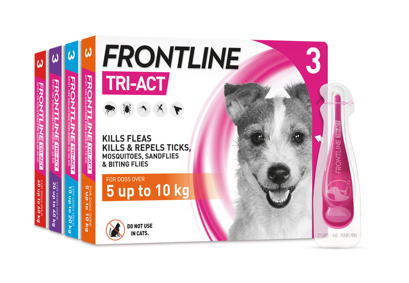 Frontline Tri-Act Small Dog 3pk (5-10kg)