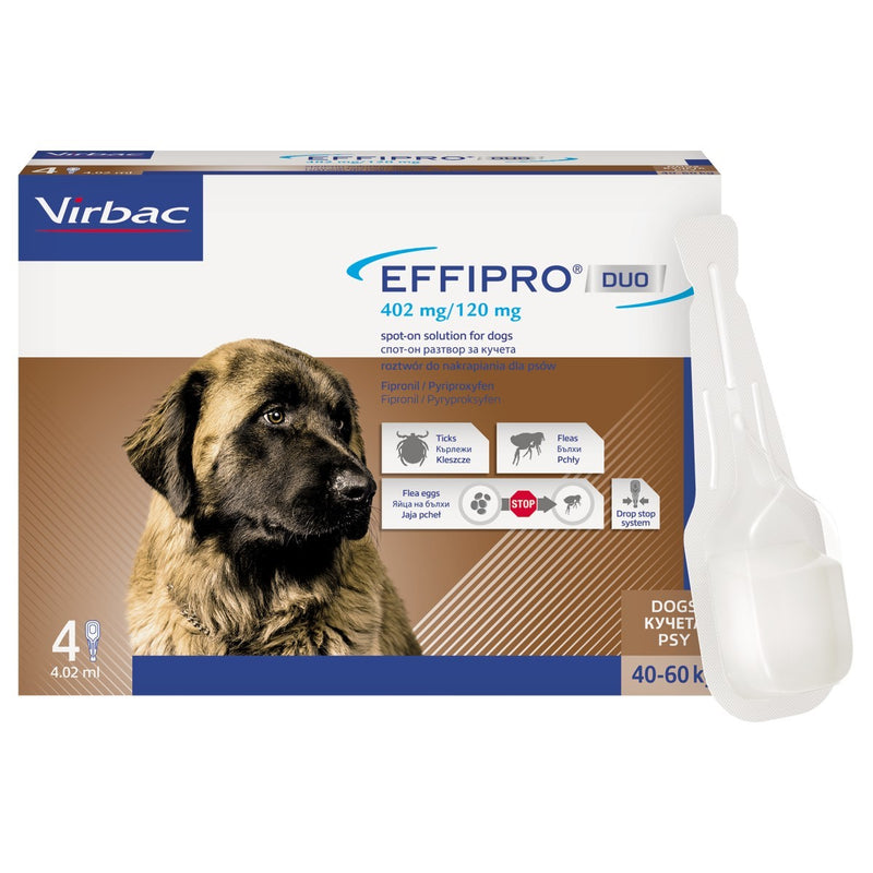 Effipro Duo Very Large Dog 4 Pipettes
