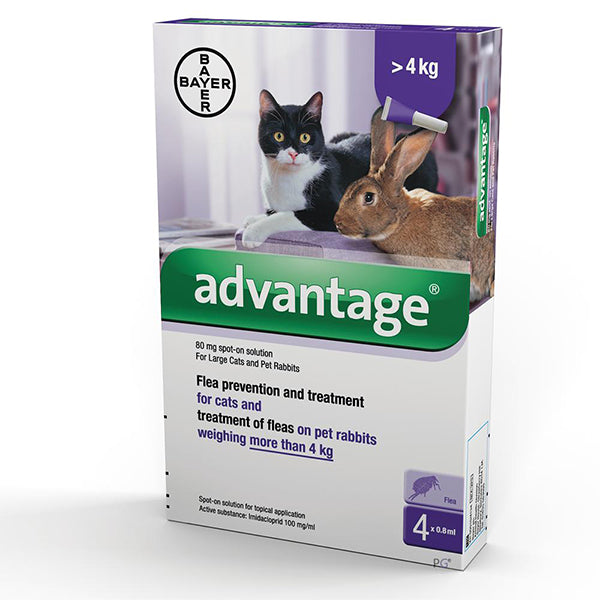Advantage Cat Under 4kg at Petremedies