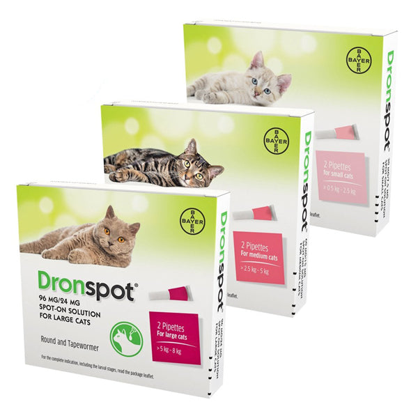 Dronspot Spot On  for cats at Petremedies