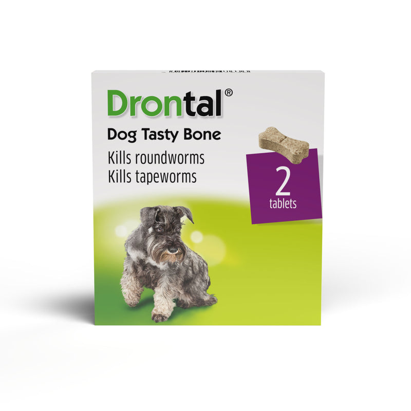 Drontal Tasty Bone Tabs For Dogs (2tablets)