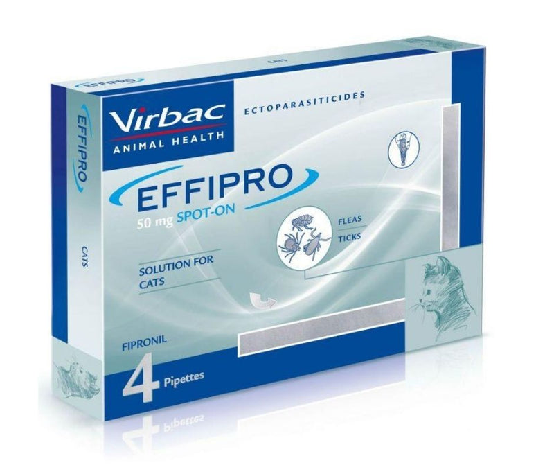 Effipro Spot On Solution for cats 4pipettes at Petremedies