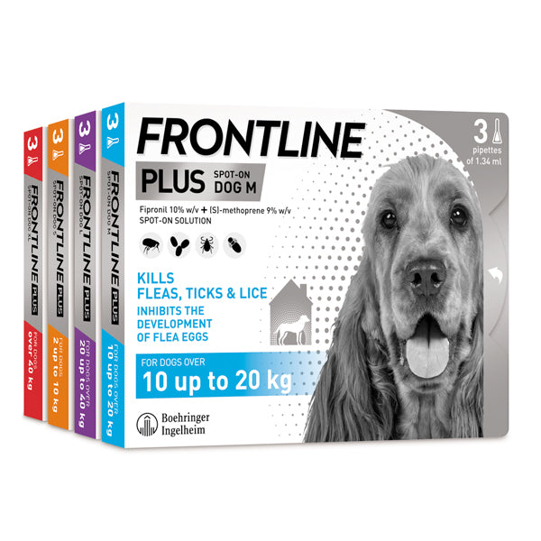 Frontline Plus for dogs at Petremedies