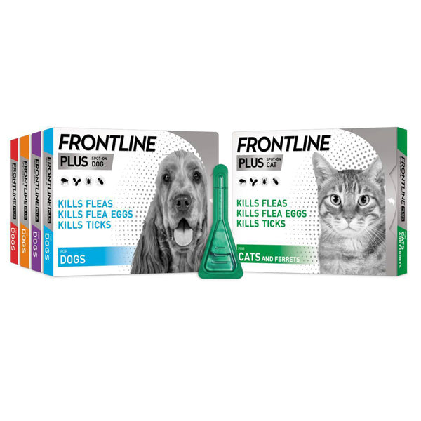 Frontline Plus for dogs and cats at Petremedies