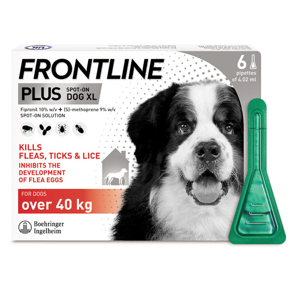 Frontline Plus for xlarge dogs red at Petremedies