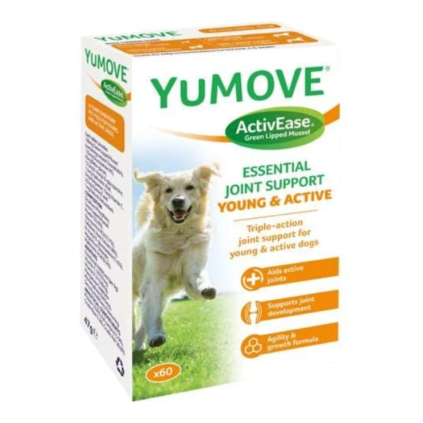 Lintbells YuMove Young & Active 60 Tabs Dogs at petremedies