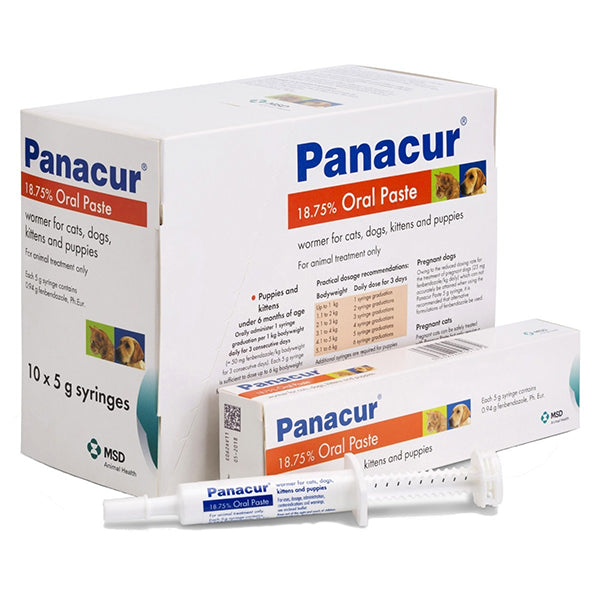 Panacur Paste Syr Cat-Dog (5g) at Petremedies