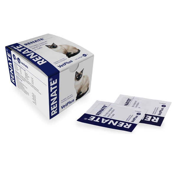 VetPlus Renate Renal Supplement for Cats (30 x 2g Sachets) at Petremedies