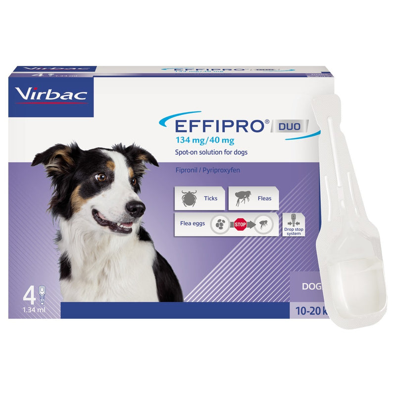 Effipro Duo Medium Dog 4 Pipettes